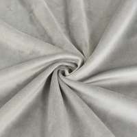 light gray 100% polyester velvet cloth hotel curtain fabric