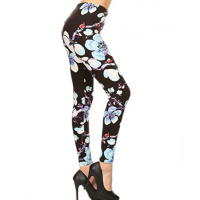 Custom Young Love Printed Womans Leggings Soft Brushed Leggings One Size and Plus