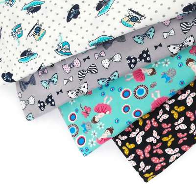 ESSE TEXTILE  DTY spandex 2 sides brushed jersey print fabric baby design tela