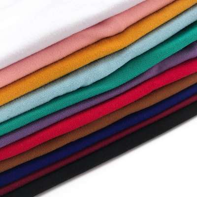 Professional 100 polyester spandex pd  DTY 2-side brushed jersey knitting fabric for garment