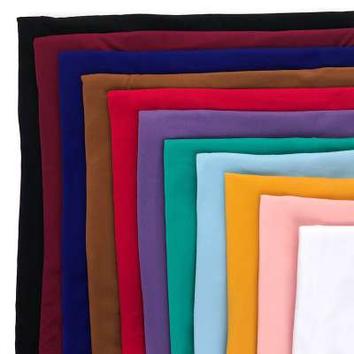 cheap fabric 95%polyester 5%spandex DTY brushed jersey fabric solid P/D knitted textile for garments